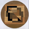 Momeni New Wave NW-06 Contempo Gold Area Rug Detail Shot
