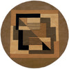 Momeni New Wave NW-06 Contempo Gold Area Rug Close up