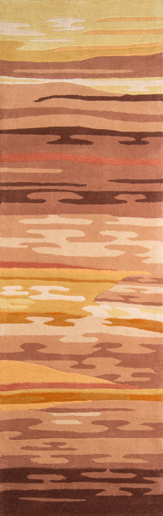 Momeni New Wave NW-13 Gabbeh Sand Area Rug Closeup