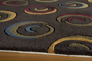 Momeni New Wave NW-18 Charcoal Area Rug Closeup