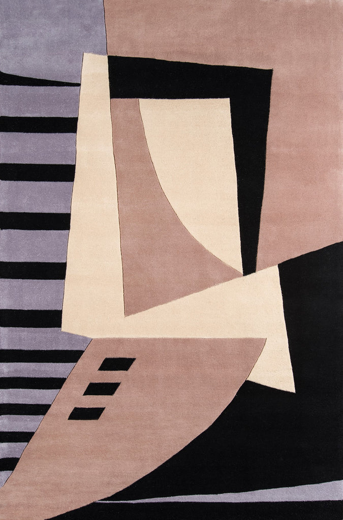 Momeni New Wave NW-22 Black Area Rug main image