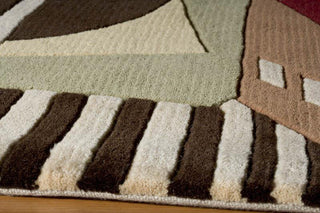 Momeni New Wave NW-22 Ivory Area Rug Corner Shot