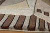 Momeni New Wave NW-22 Ltbrown Area Rug Closeup