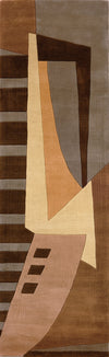 Momeni New Wave NW-22 Ltbrown Area Rug Runner