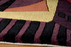 Momeni New Wave NW-22 Plum Area Rug Closeup