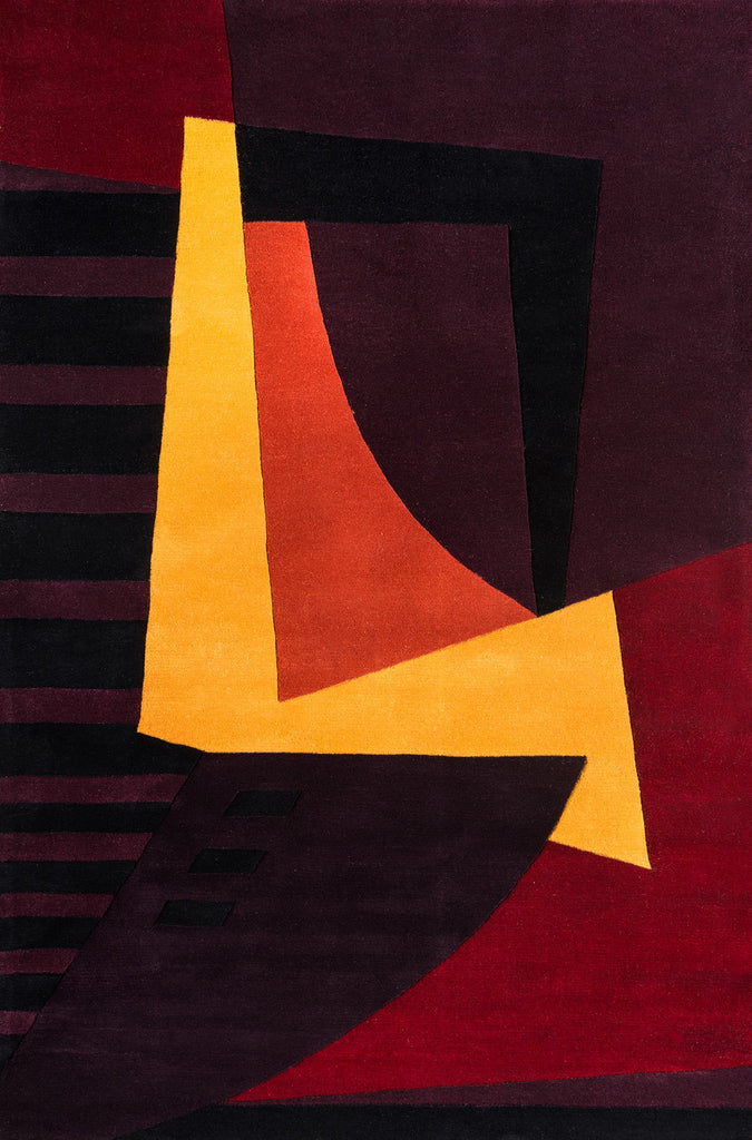 Momeni New Wave NW-22 Plum Area Rug main image