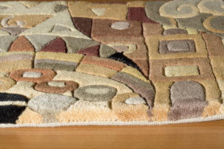 Momeni New Wave NW-25 Multi Area Rug Corner Shot