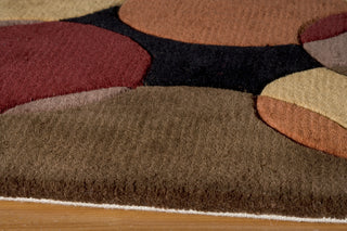 Momeni New Wave NW-37 Black Area Rug Closeup