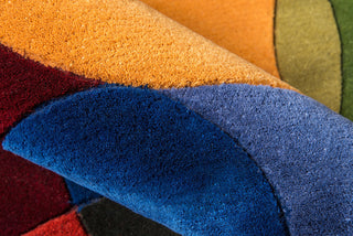 Momeni New Wave NW-37 Multi Area Rug Detail Shot