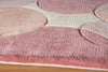 Momeni New Wave NW-37 Pink Area Rug Closeup