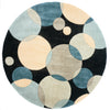 Momeni New Wave NW-37 Teal Area Rug Close up