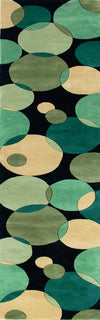 Momeni New Wave NW-37 Teal Area Rug Runner