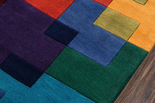 Momeni New Wave NW-49 Multi Area Rug Closeup