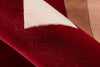 Momeni New Wave NW-50 Red Area Rug Detail Shot