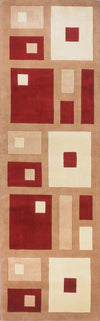 Momeni New Wave NW-50 Red Area Rug Runner