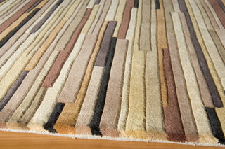 Momeni New Wave NW-51 Natural Area Rug Closeup