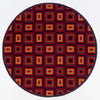 Momeni New Wave NW-53 Red Area Rug Detail Shot