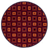 Momeni New Wave NW-53 Red Area Rug Close up