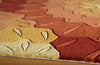 Momeni New Wave NW-69 Orange Area Rug Closeup