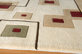 Momeni New Wave NW-77 Ivory Area Rug Closeup