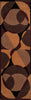 Momeni New Wave NW-78 Brown Area Rug Runner