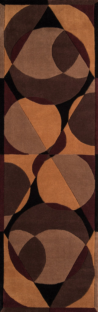 Momeni New Wave NW-78 Brown Area Rug Runner