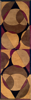 Momeni New Wave NW-78 Brown Area Rug Runner