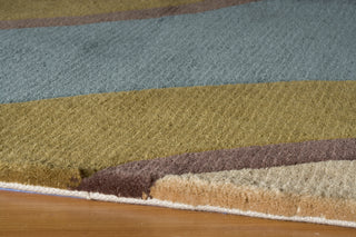 Momeni New Wave NW-80 Teal Area Rug Closeup