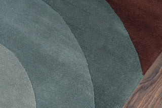 Momeni New Wave NW-82 Teal Area Rug Closeup