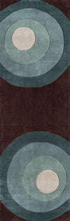 Momeni New Wave NW-82 Teal Area Rug Runner
