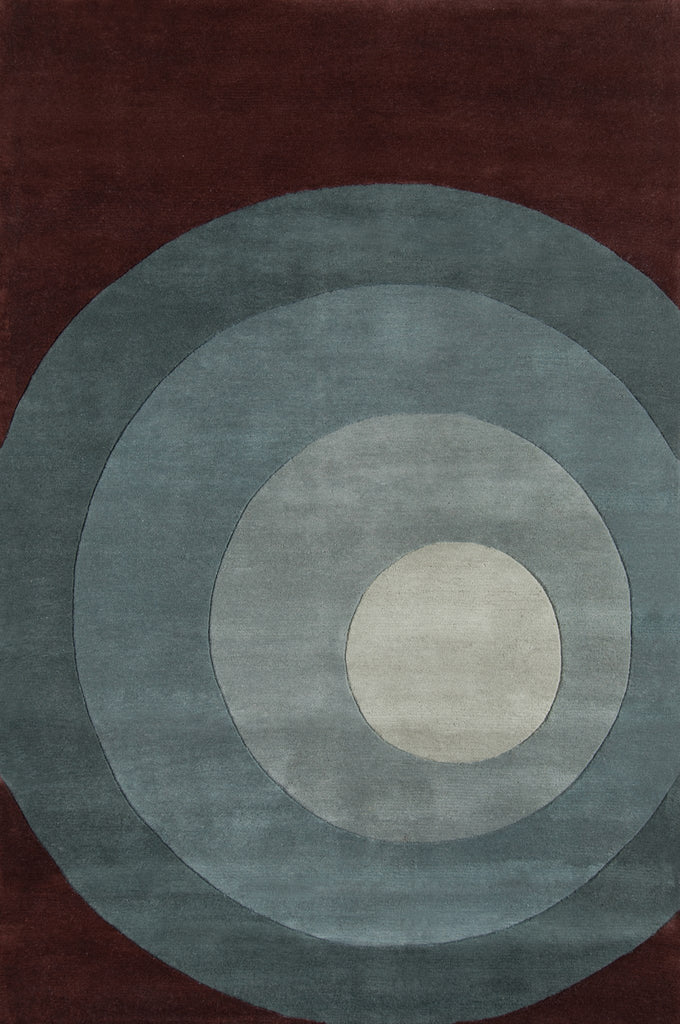 Momeni New Wave NW-82 Teal Area Rug main image