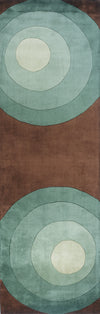 Momeni New Wave NW-82 Teal Area Rug Runner