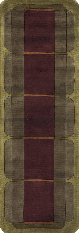 Momeni New Wave NW-89 Wine Area Rug Runner