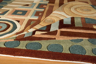 Momeni New Wave NW-90 Multi Area Rug Corner Shot