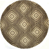 Momeni New Wave NW-94 Brown Area Rug Detail Shot
