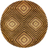 Momeni New Wave NW-94 Brown Area Rug Close up