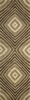 Momeni New Wave NW-94 Brown Area Rug Runner