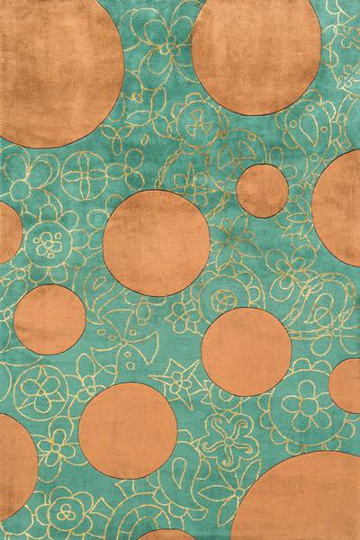 Momeni New Wave NW100 Green Area Rug main image