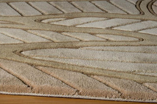 Momeni New Wave NW102 Beige Area Rug Corner Shot