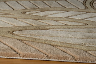 Momeni New Wave NW102 Beige Area Rug Closeup