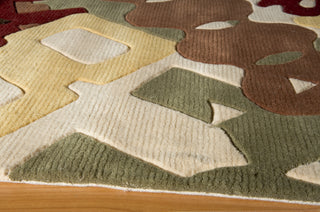 Momeni New Wave NW104 Ivory Area Rug Closeup