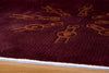 Momeni New Wave NW107 Burgundy Area Rug Corner Shot