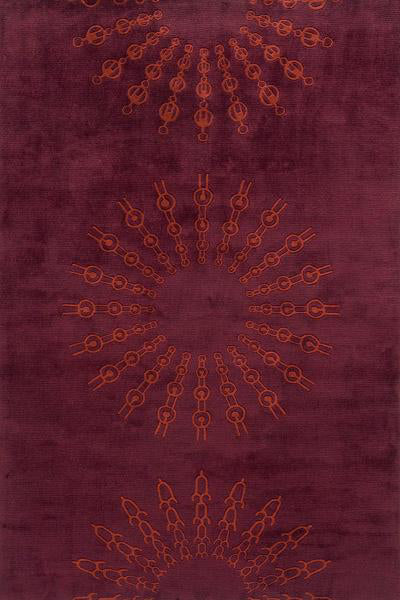 Momeni New Wave NW107 Burgundy Area Rug main image