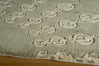 Momeni New Wave NW107 Sage Area Rug Closeup