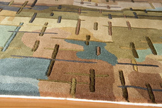 Momeni New Wave NW112 Multi Area Rug Corner Shot