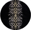 Momeni New Wave NW114 Black Area Rug Detail Shot