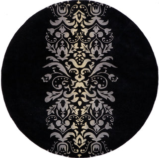 Momeni New Wave NW114 Black Area Rug Detail Shot