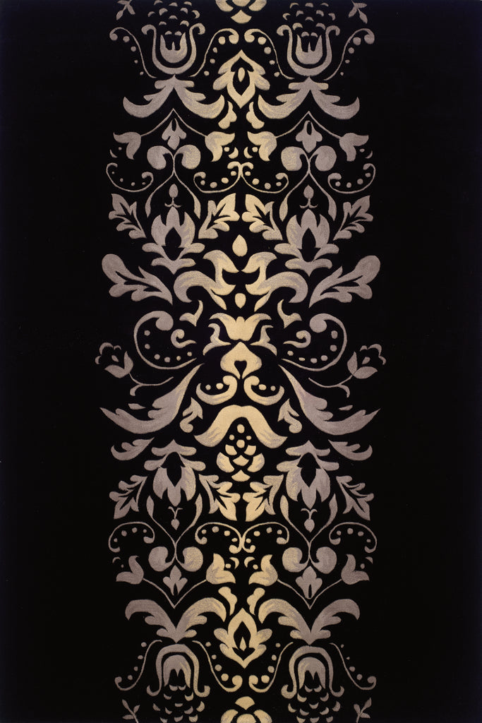 Momeni New Wave NW114 Black Area Rug main image