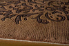 Momeni New Wave NW114 Brown Area Rug Corner Shot