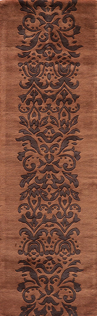 Momeni New Wave NW114 Brown Area Rug Close Up